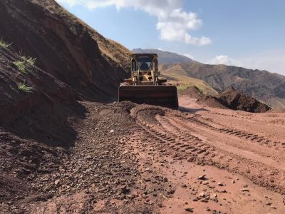 وقوع سیلاب در محور روستایی ناریان از توابع بخش بالاطالقان