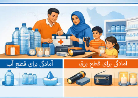 چگونه برای قطعی آب و برق آماده باشیم؟