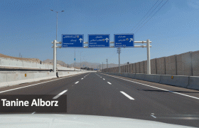 افتتاح پل B16  آزادراه شمالی کرج