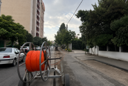 عملیات توسعه شبکه فیبرنوری در خیابان میخک کرج آغاز شد