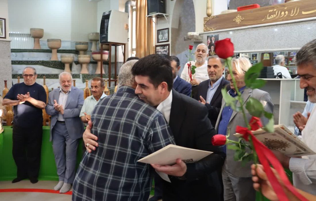 وقتی جانبازان و نوجوانان ورزش زورخانهای در یک گود جمع شدند