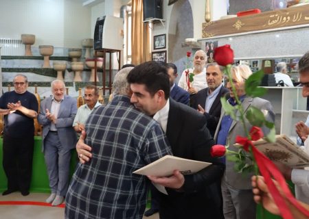وقتی جانبازان و نوجوانان ورزش زورخانه‌ای در یک گود جمع شدند