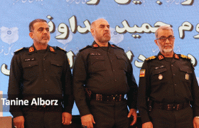 آیین تکریم و معارفه فرمانده انتظامی استان البرز